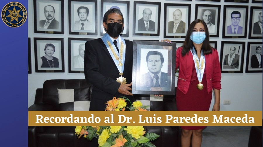 Homenaje Dr. Luis Paredes Maceda - 2021