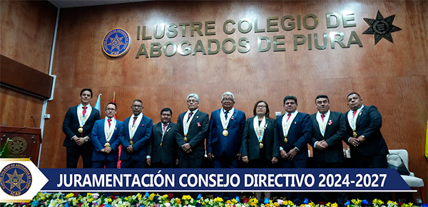 Juramentación Consejo Directivo 2024-2027