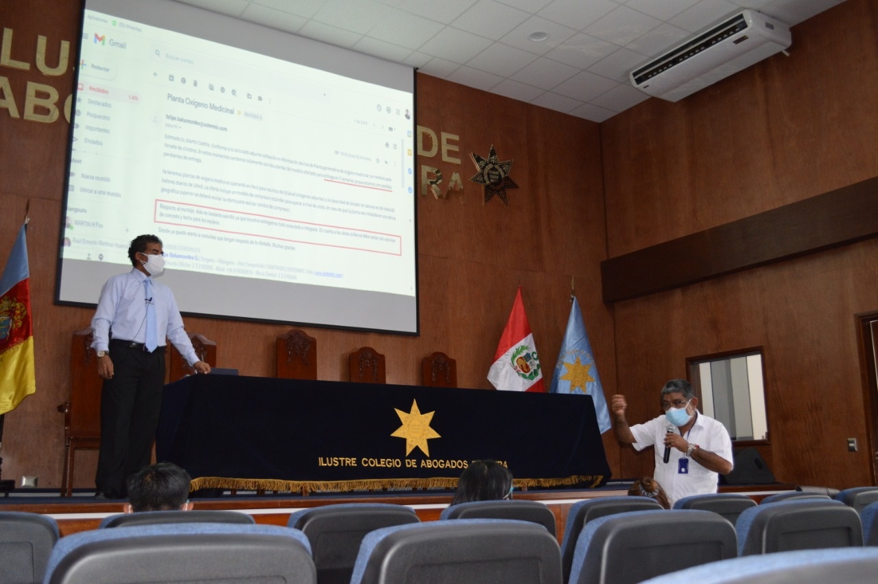 Decano ICAP impulsa campaña para adquirir planta de oxígeno para Piura