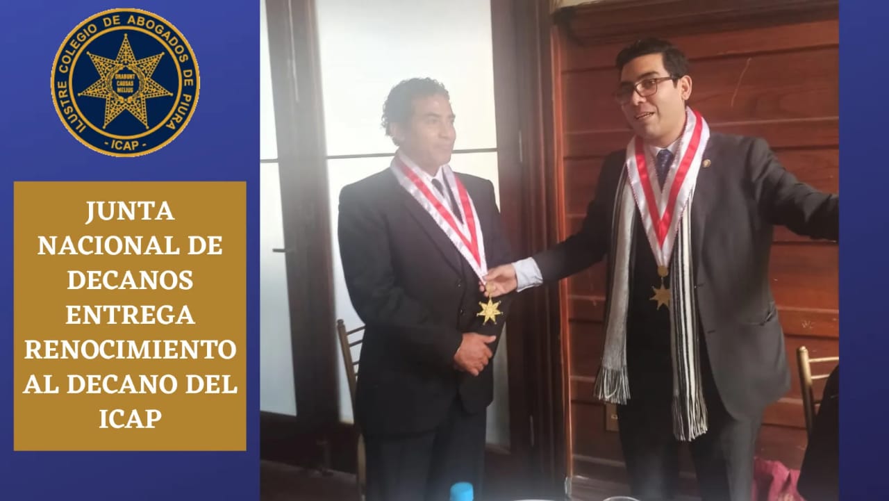 Reconocimiento Decano ICAP