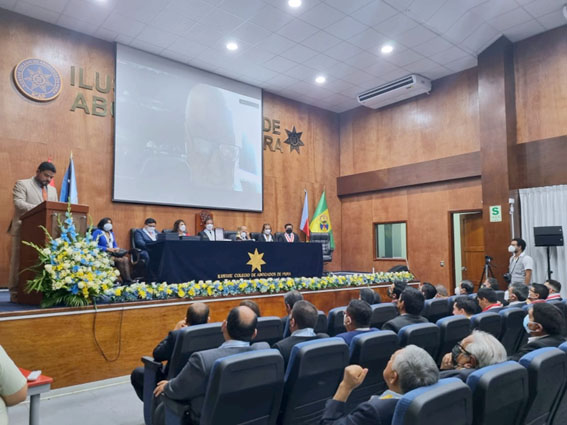 Sesión solemne por aniversario