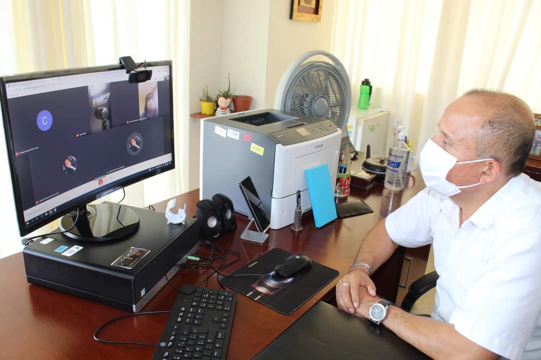 Reunión entre Presidenta de Junta Transitoria ICAP y Presidente de la Corte Superior de Justicia de Piura