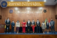 Juramentación del Tribunal de Honor, Comité de Ética y Consejo de Vigilancia