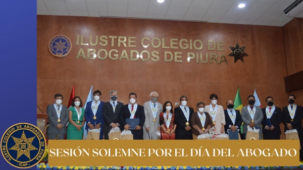 Sesión solemne por el Día del Abogado