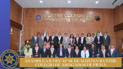 Asamblea JUDECAP en Ilustre Colegio de Abogados de Piura