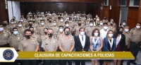 Clausura de capacitaciones a policías de la Región Piura