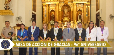 Misa de acción de gracias por el 96° aniversario