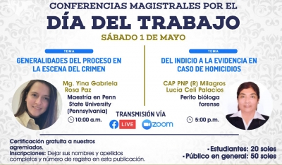 Conferencias magistrales por el Día del Trabajo